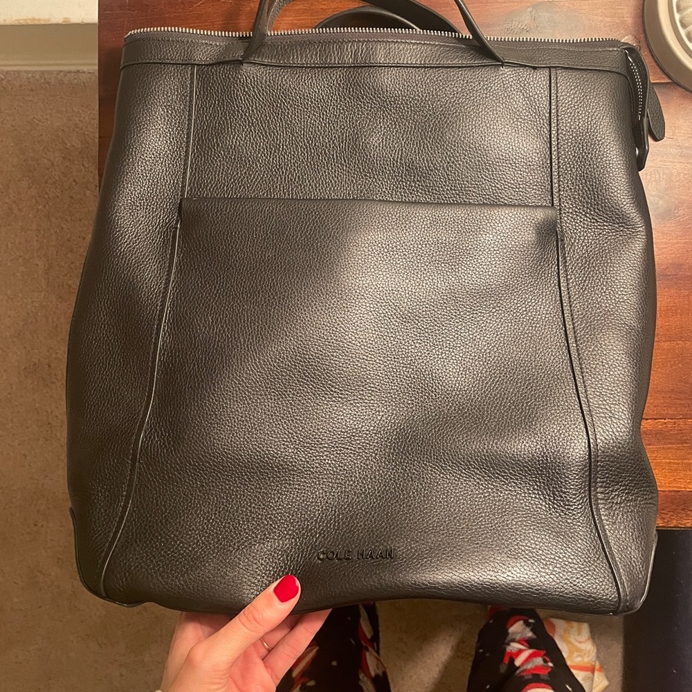 AUTHENTIC LEATHER COLE HaAN BACKPACK